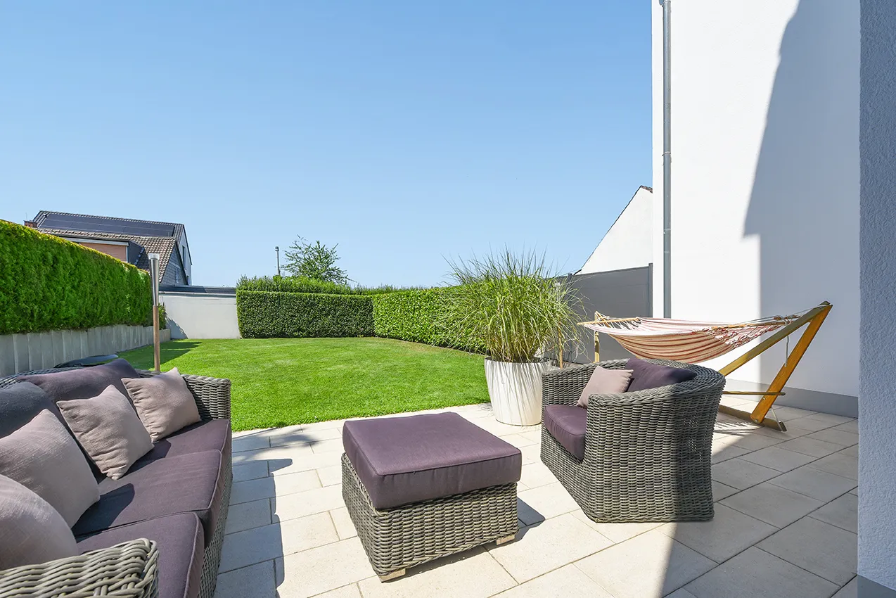 Die Gartenterrasse