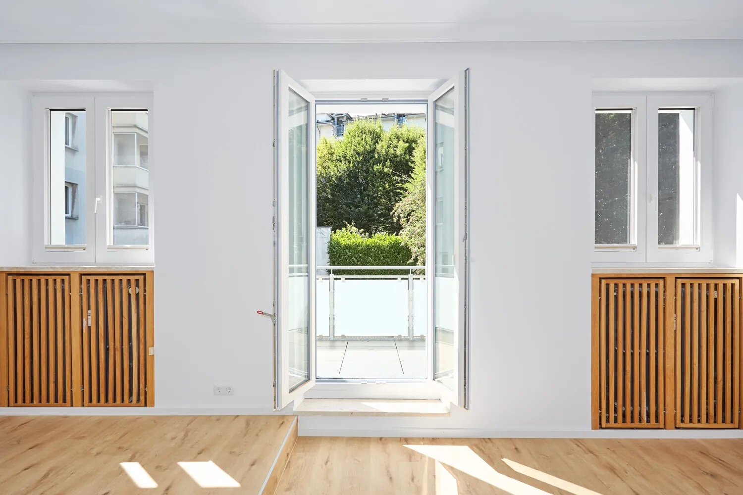 Eintritt zum Balkon