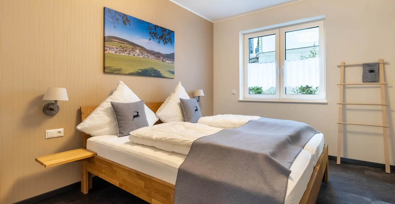 Schlafzimmer 1 Ferienwohnung