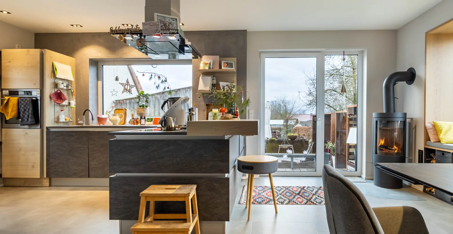 Wohnküche Erdgeschoss Ansicht 3