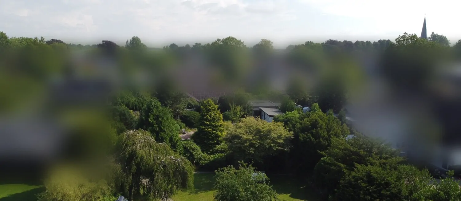 Drohnenaufnahme Baugrundstück