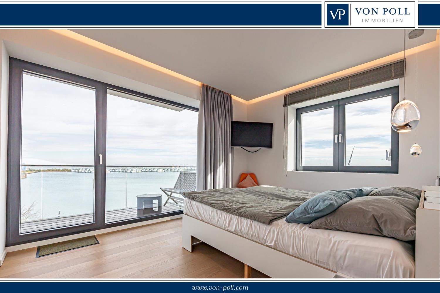 Exklusive Ferienwohnung im OstseeResort Olpenitz in direkter Hafenlage mit Blick auf Schlei & Ostsee