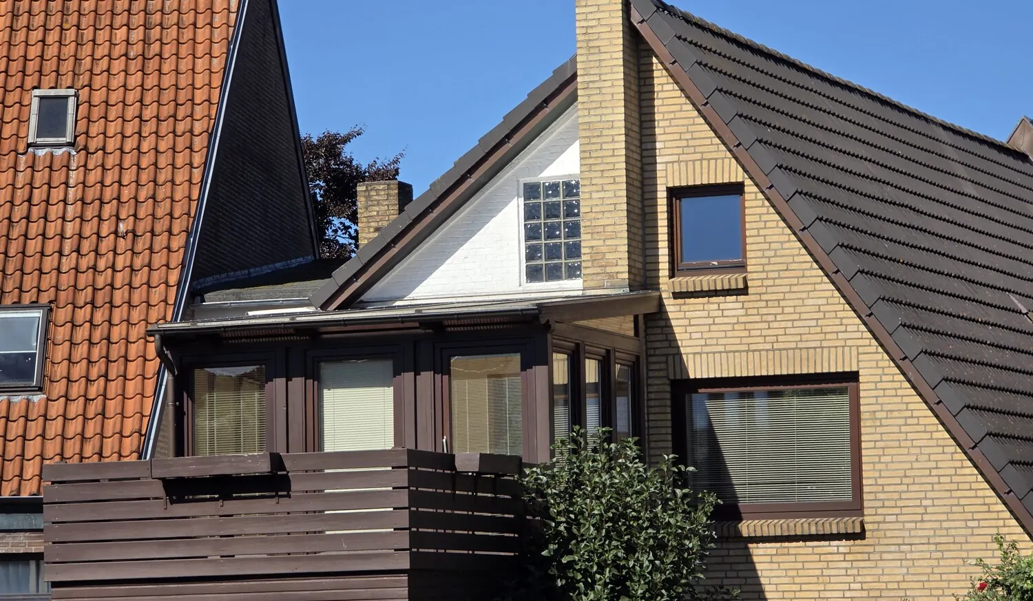 Wintergarten mit Dachterrasse