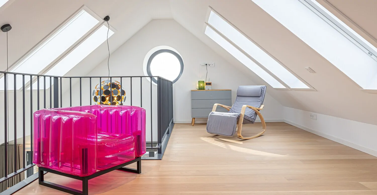 Spitzboden / Nutzfläche