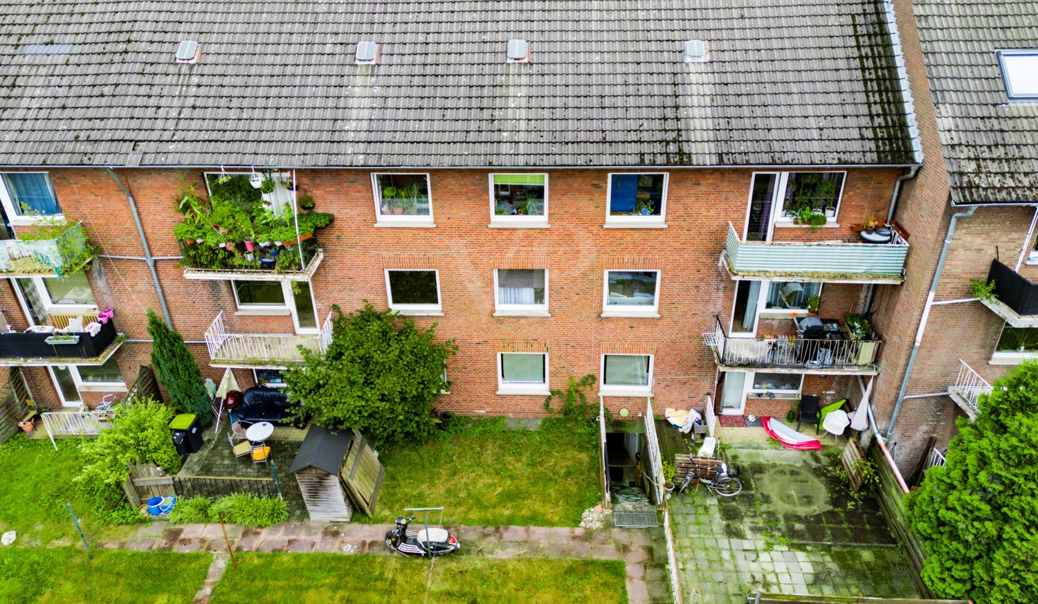 Luftbildaufnahme Rückansicht