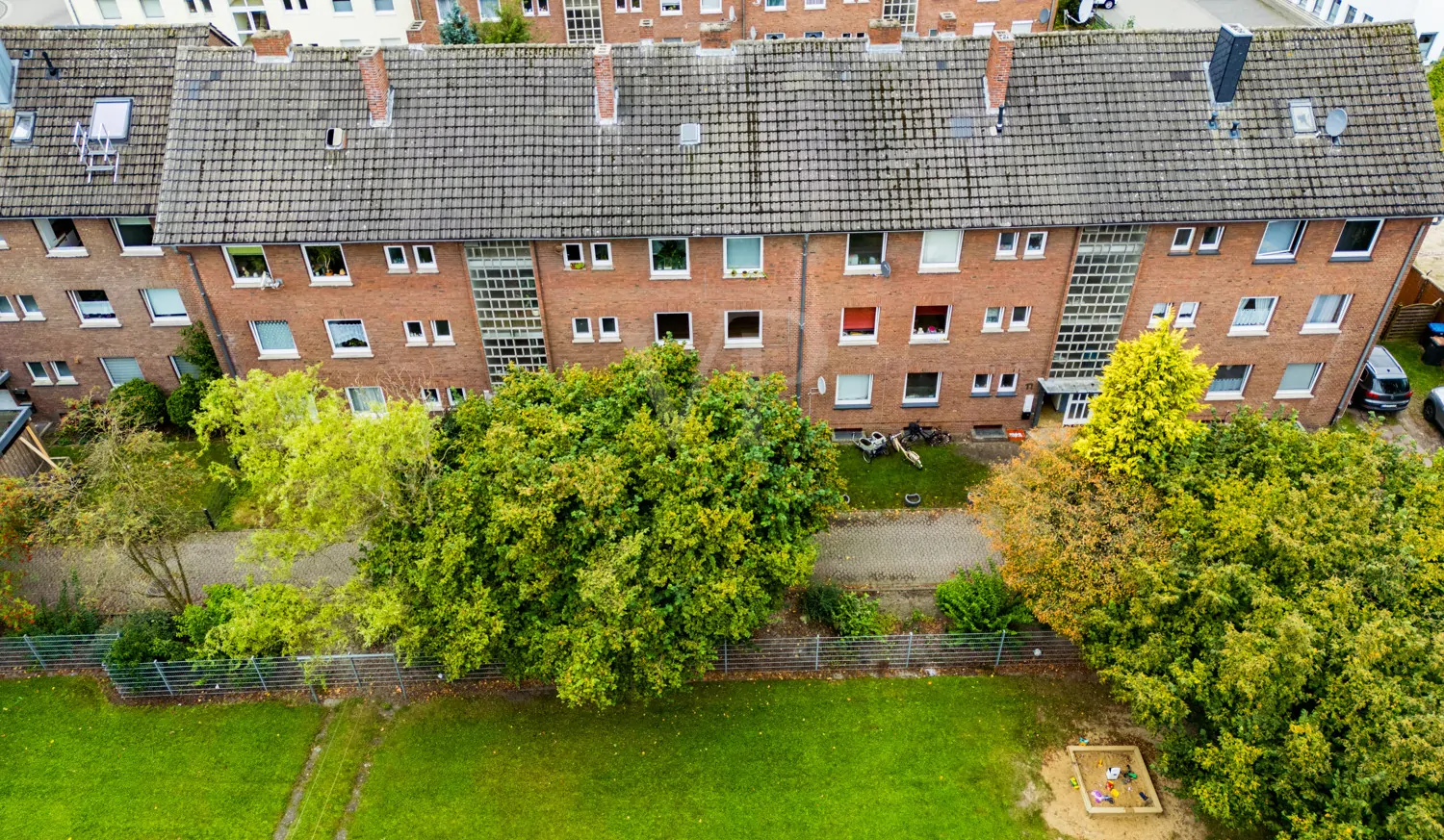 Luftbildaufnahme Frontansicht