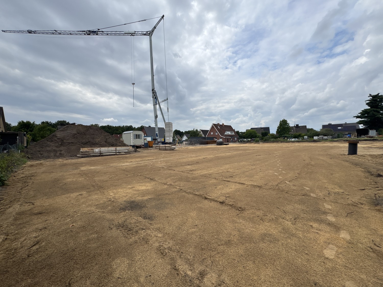 Erdarbeiten - Ansicht hinten links