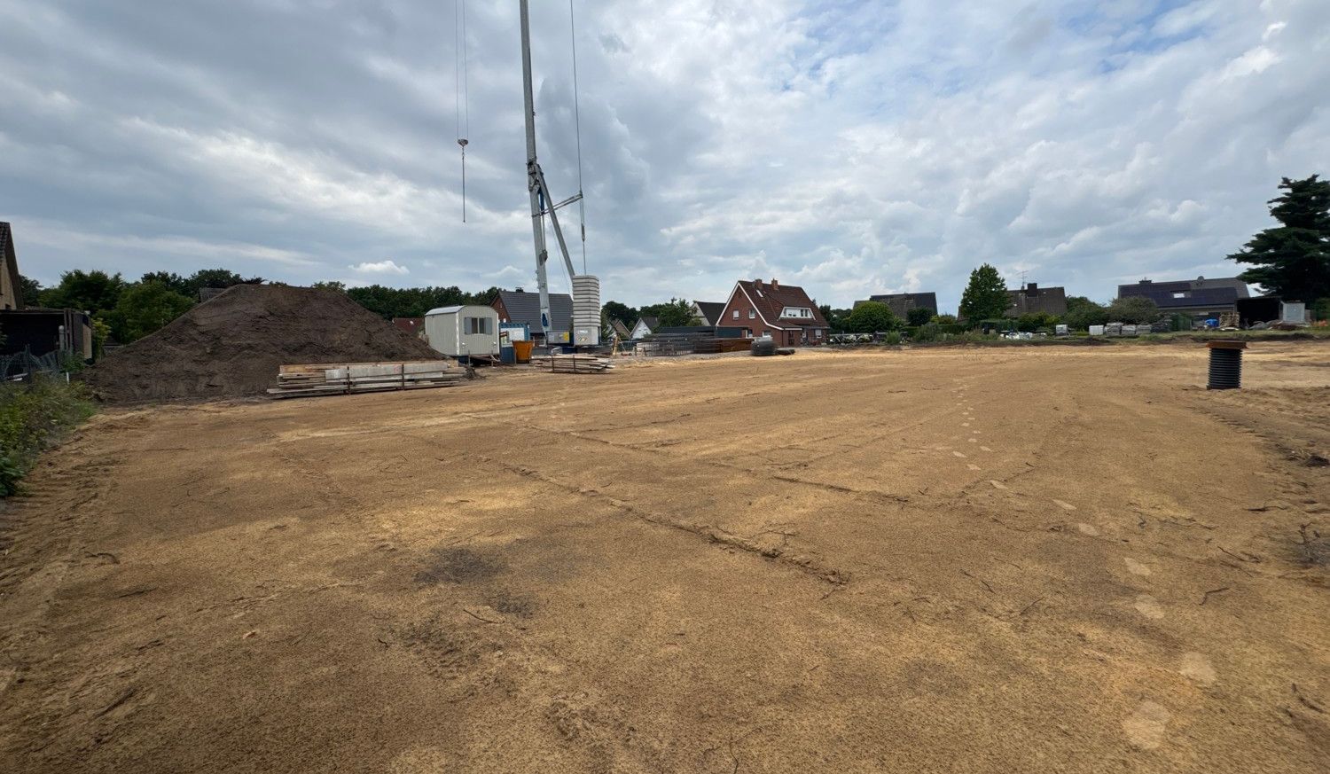 Erdarbeiten - Ansicht hinten links