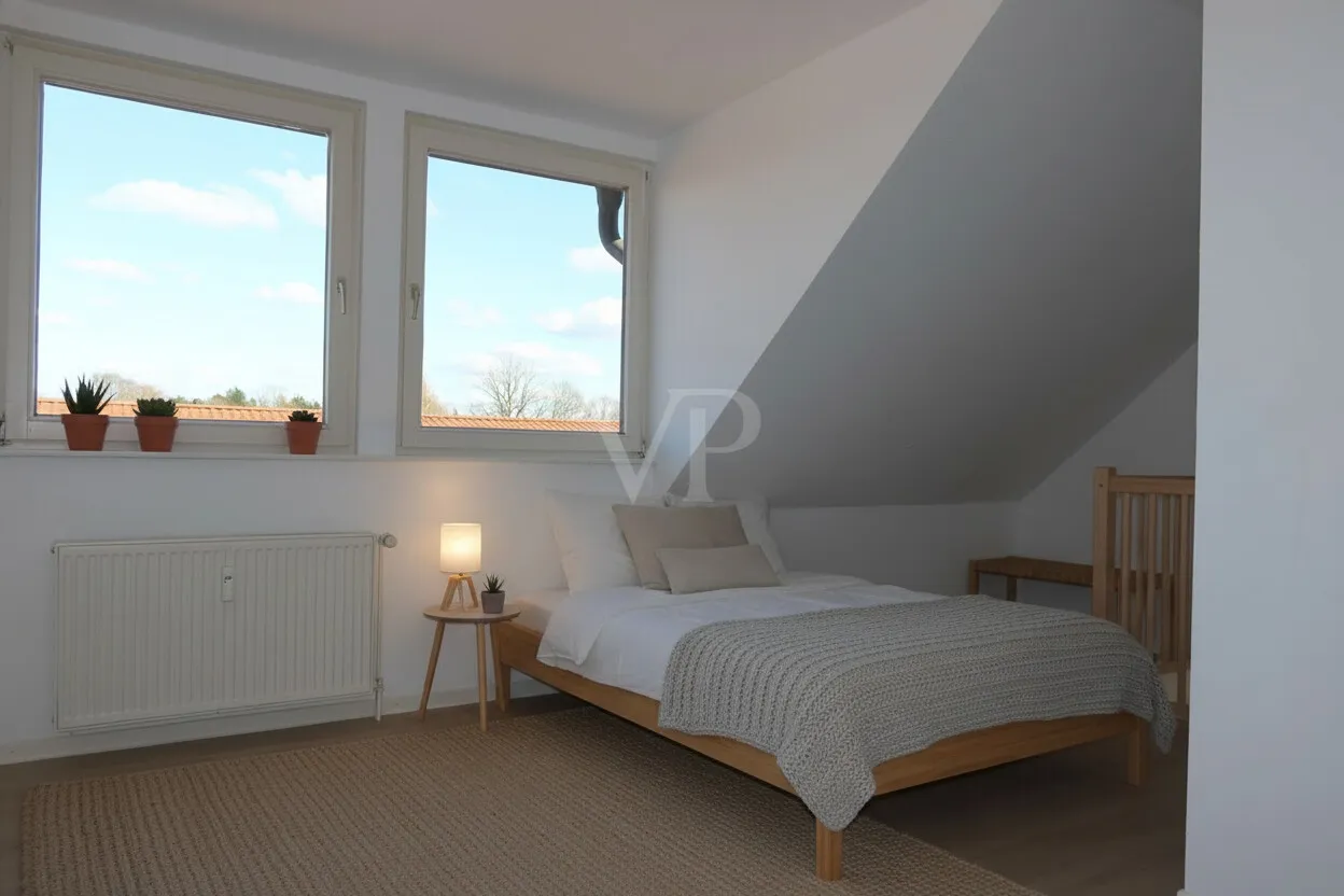 Schlafzimmer II_KI möbliert
