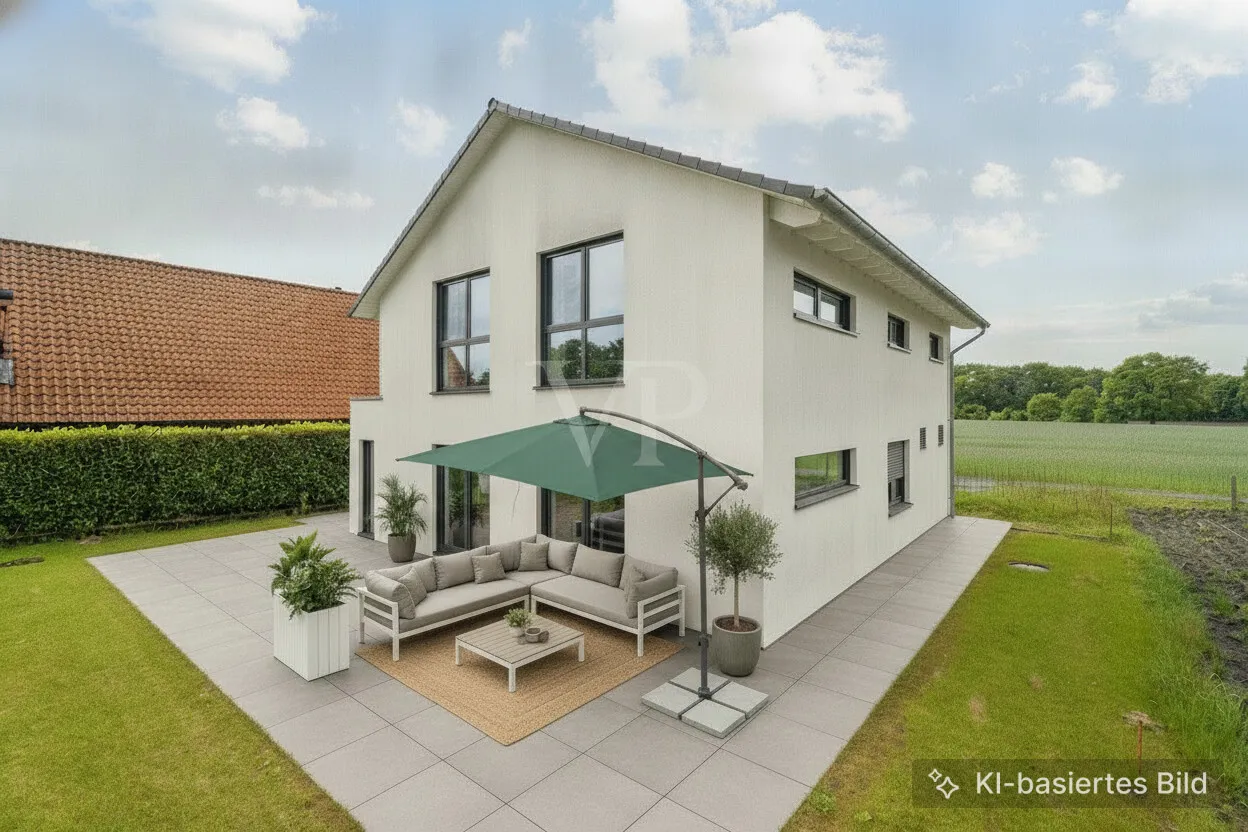 Rückansicht KI-basiertes Bild