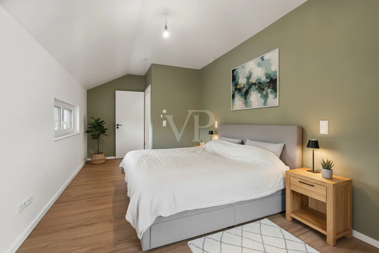 Schlafzimmer I KI-basiertes Bild
