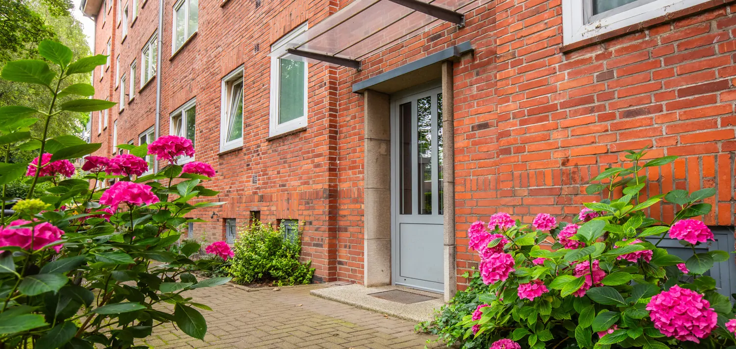 Außenansicht Hauseingang