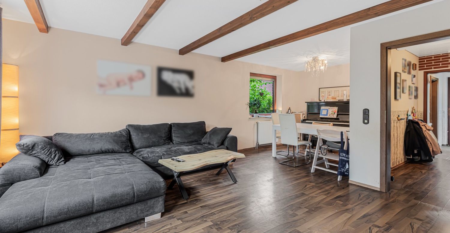 Wohnzimmer mit Essecke Erdgeschoss