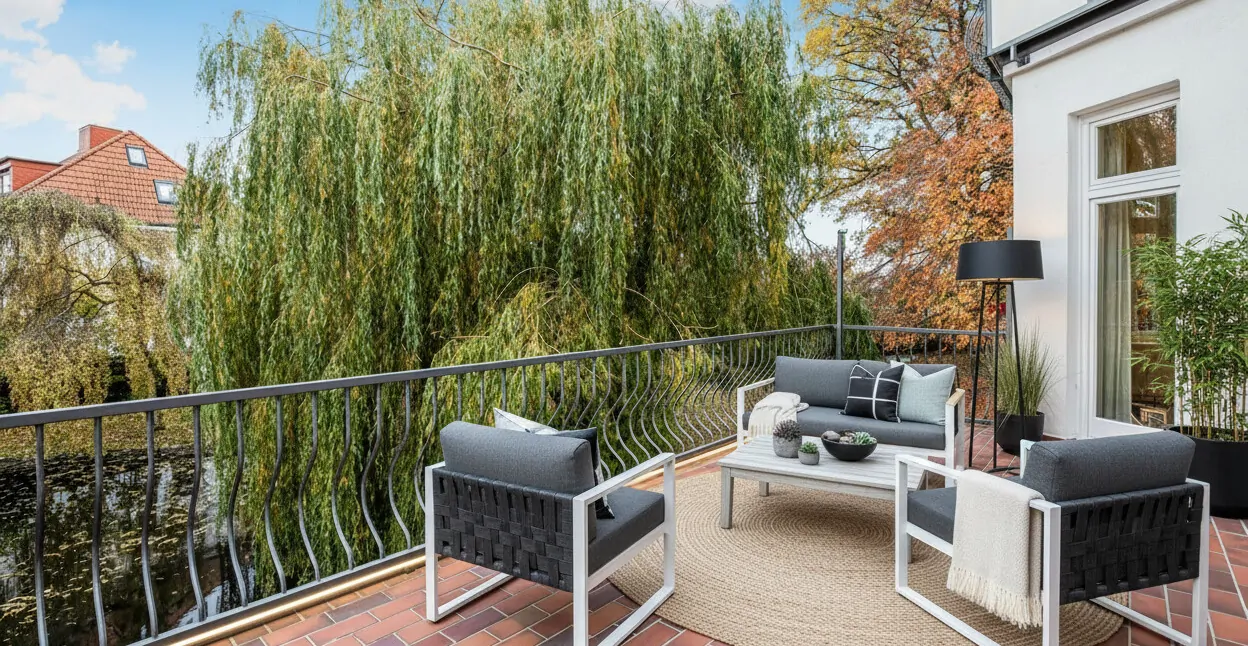 Terrasse EG - Möblierungsidee (KI)