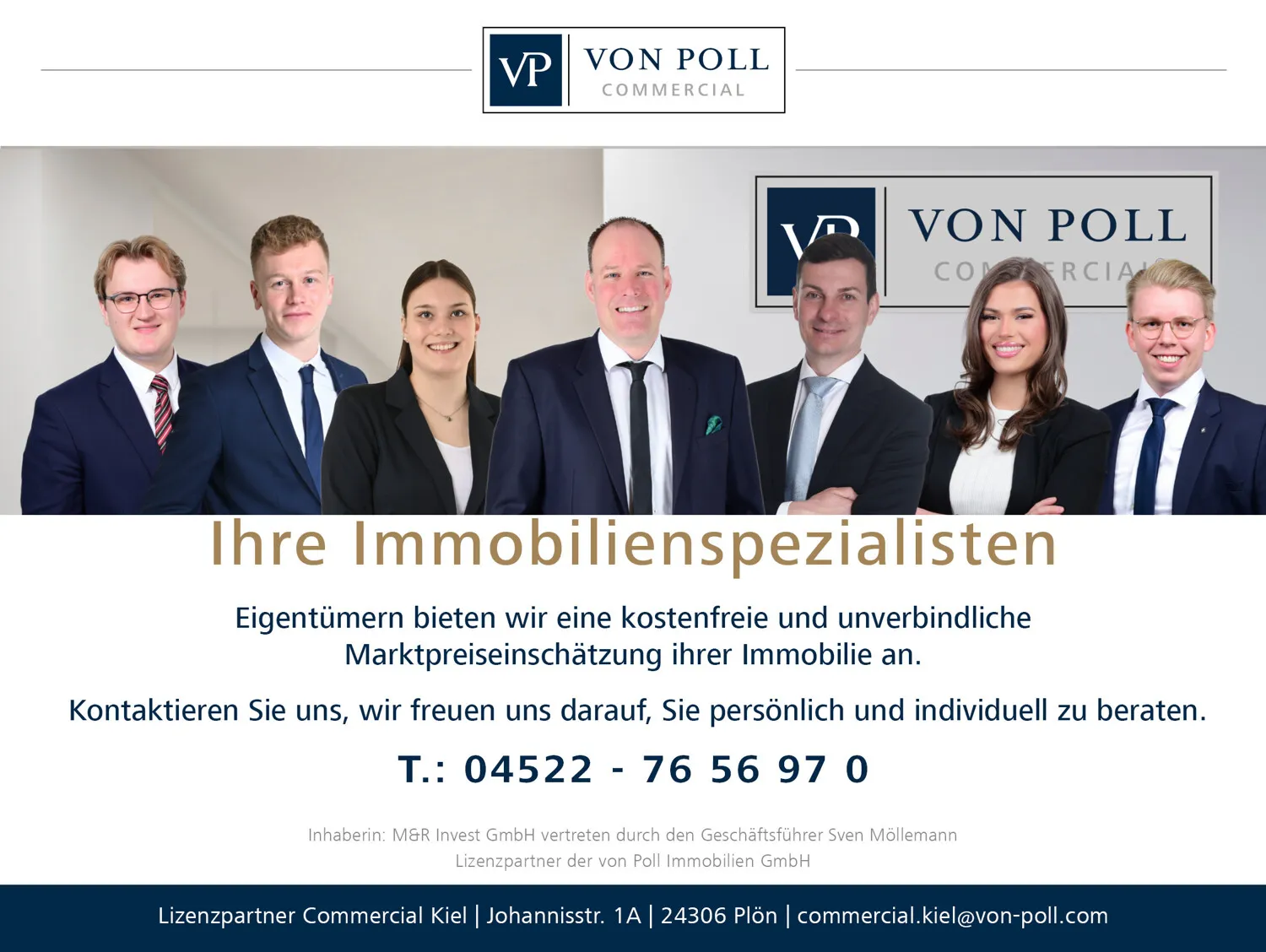 Teambild VON POLL COMMERCIAL Kiel
