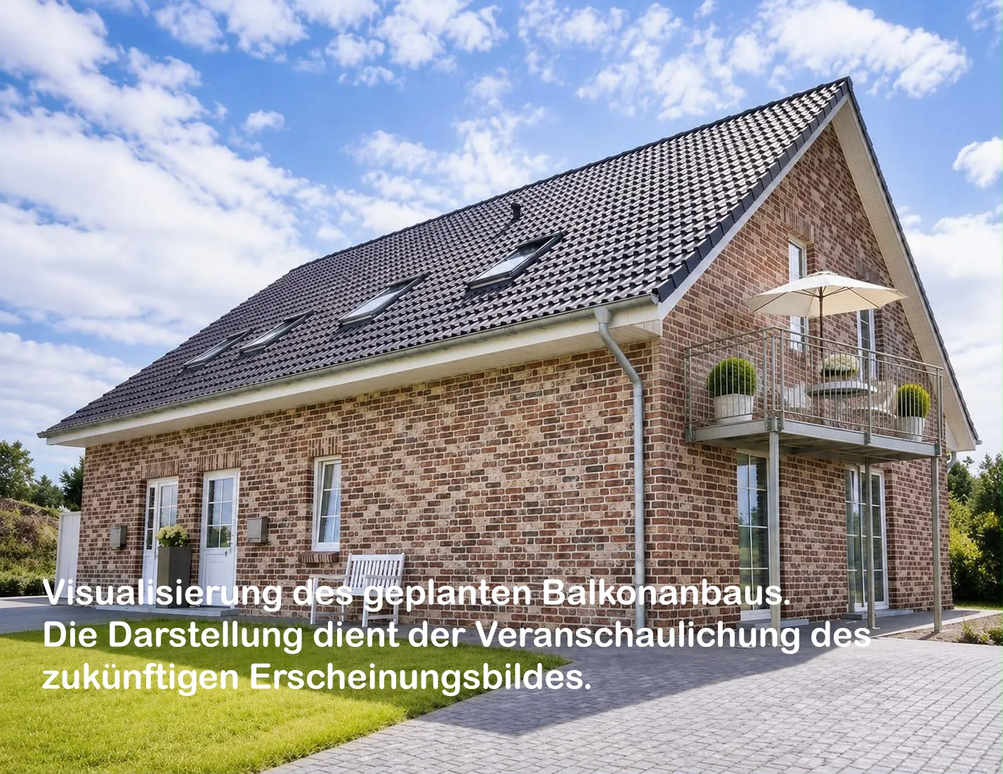Visualisierung Balkon