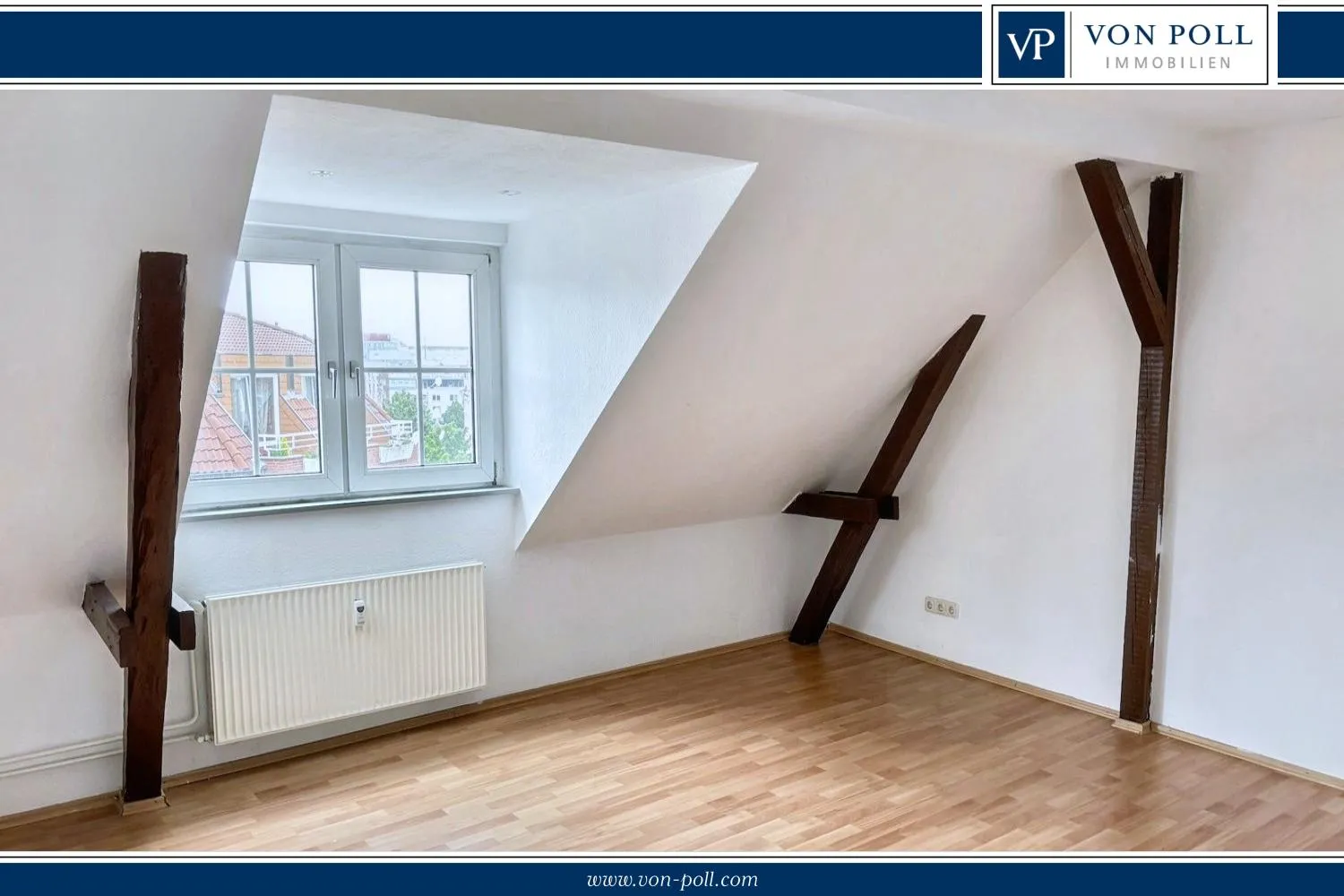 Charmante Dachgeschosswohnung in zentraler Lage – fußläufig zum Bahnhof - Foto 2