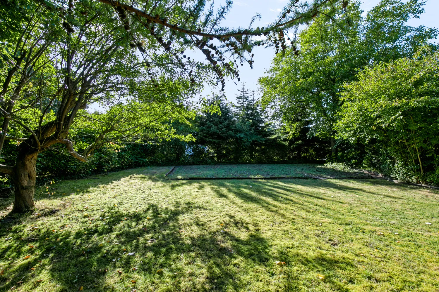 Garten mit Beet