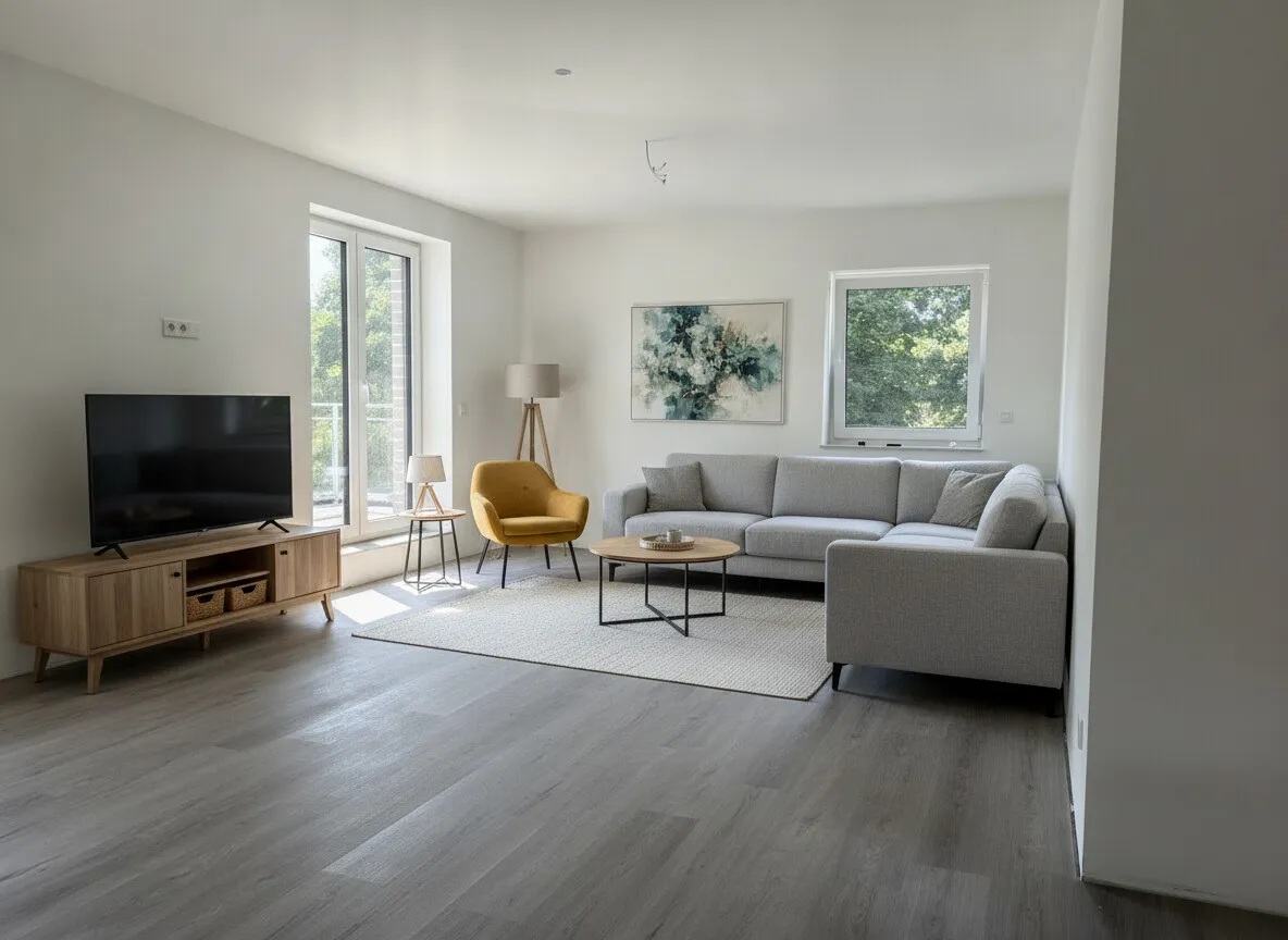 Wohnzimmer (virtuelle Möblierung)