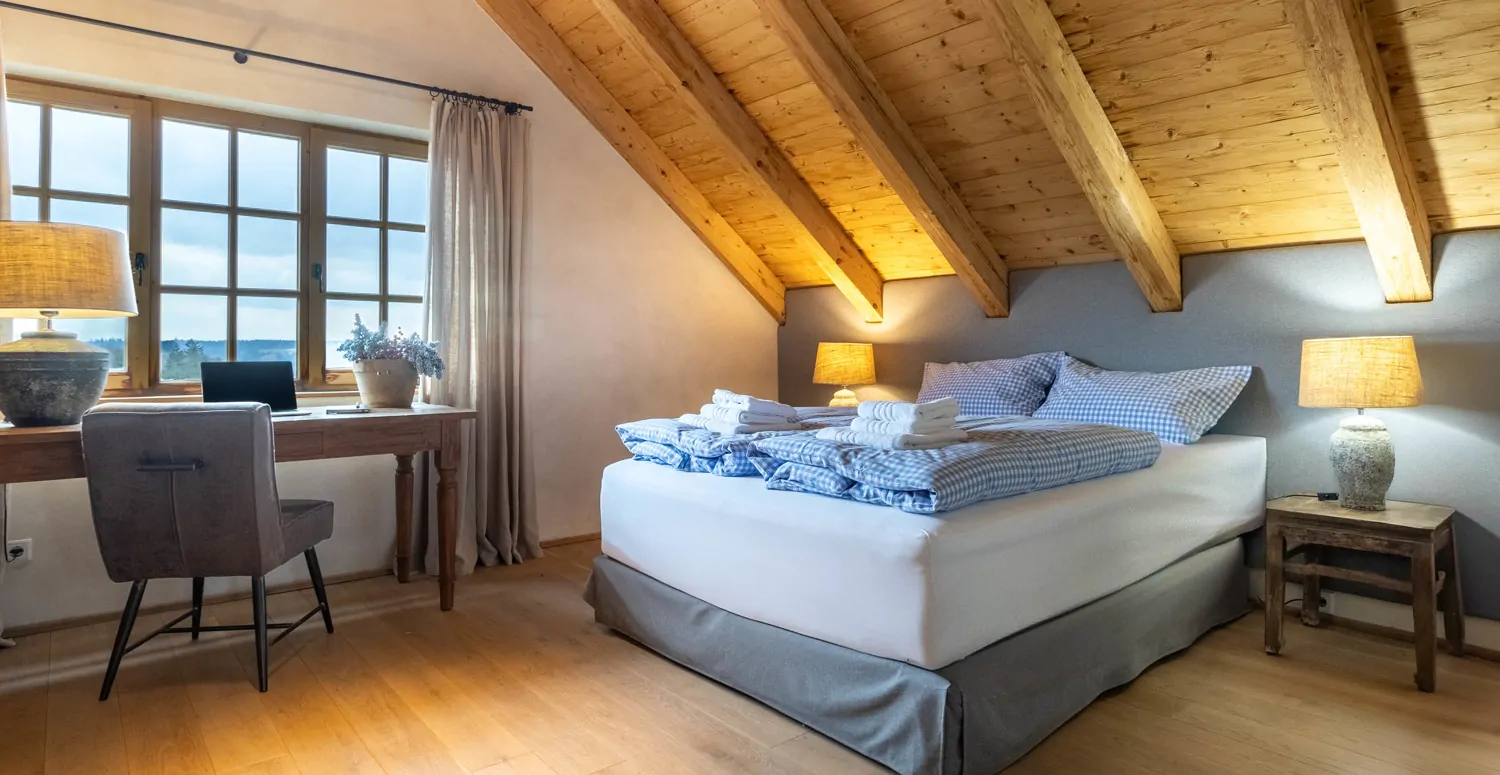 Schlafzimmer 1 im Dachgeschoss