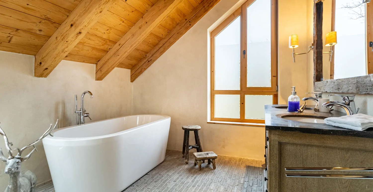 Badezimmer Dachgeschoss