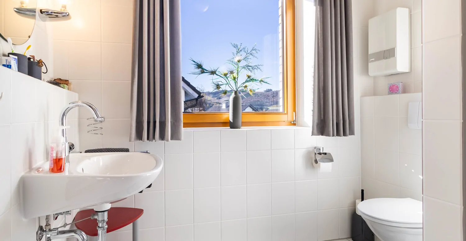 Das Duschbad im Erdgeschoss, Ansicht 2