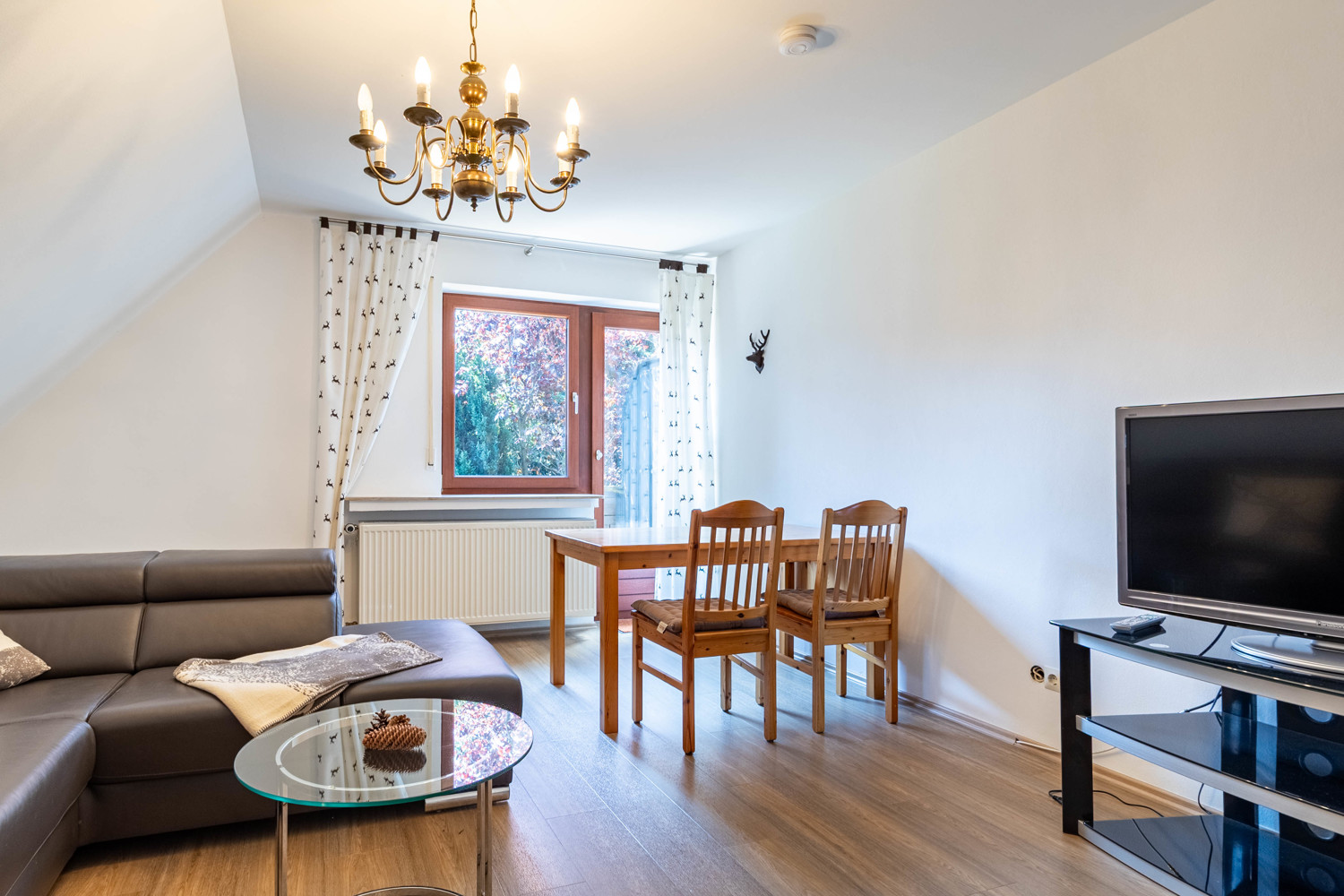 Wohnzimmer Ferienwohnung Ansicht 2