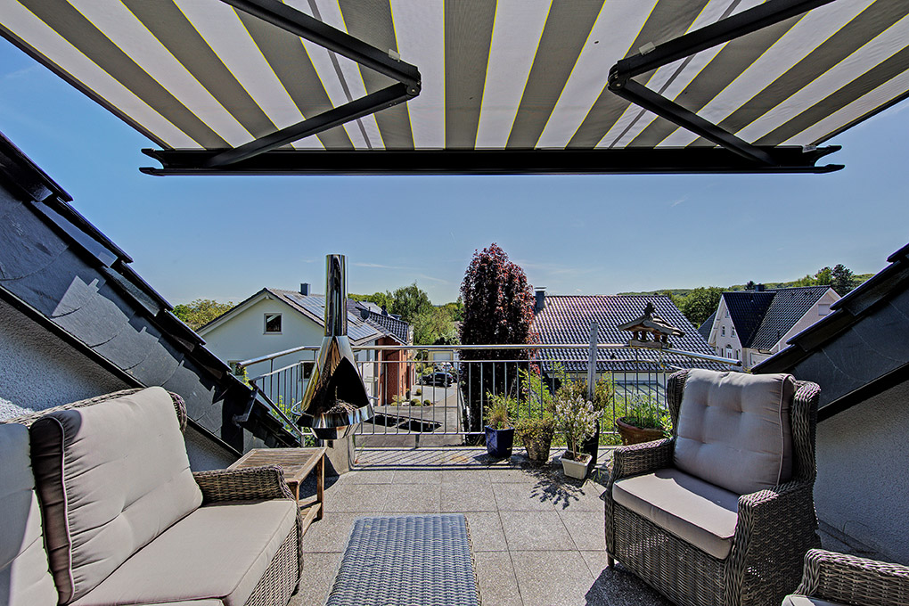 Herrliche Dachterrasse