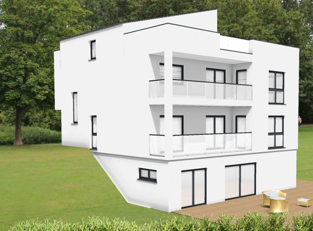 Beispiel Neubau mit 3 Wohnungen