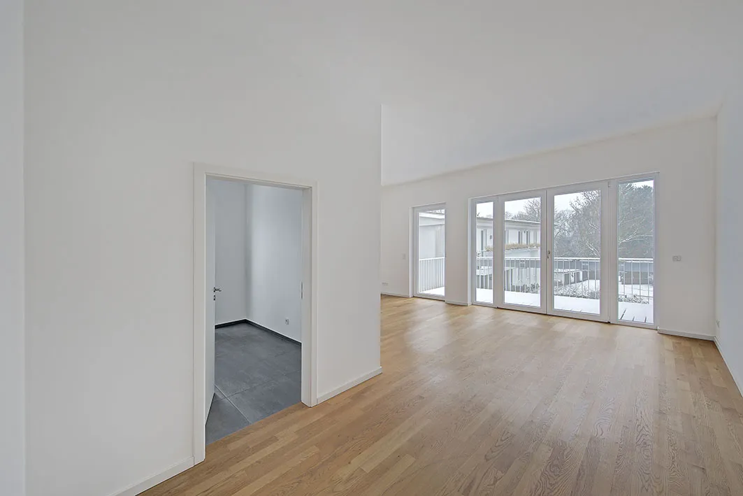 Wohnzimmer / Zug. Küche