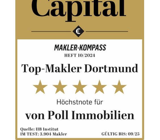 Capitalsiegel 2025 für Exposé