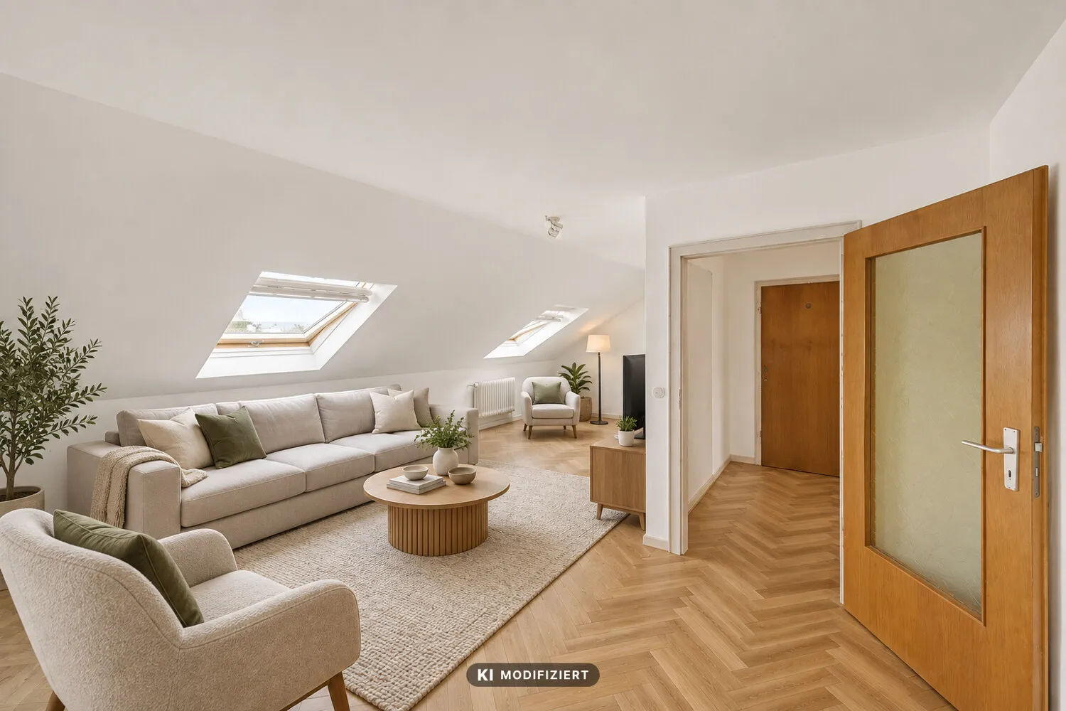 Wohnzimmer DG Einrichtungsbeispiel