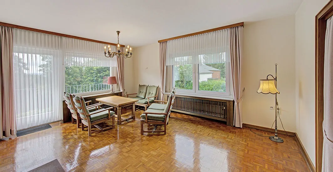 Wohnen mit Ausgang Balkon