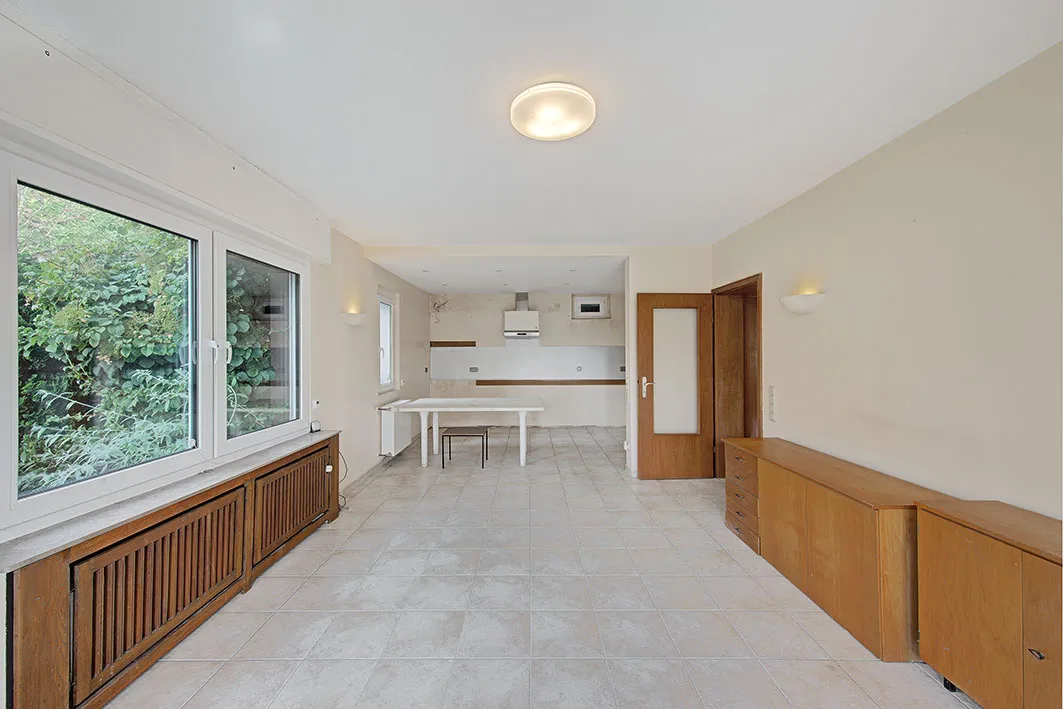 Blick zur Küche im UG