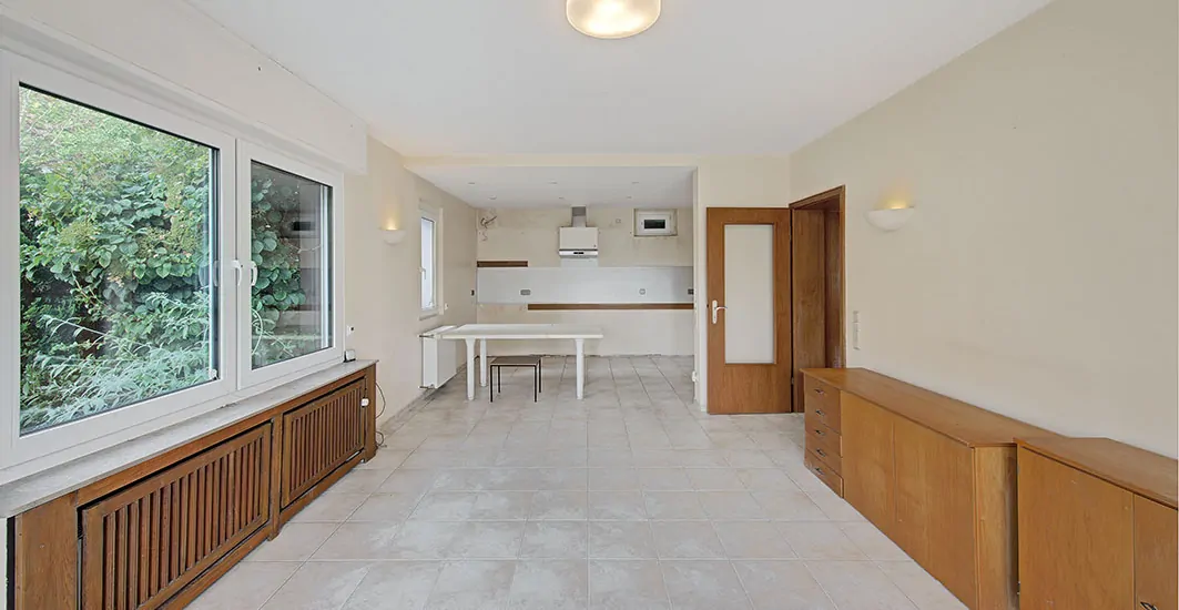 Blick zur Küche im UG