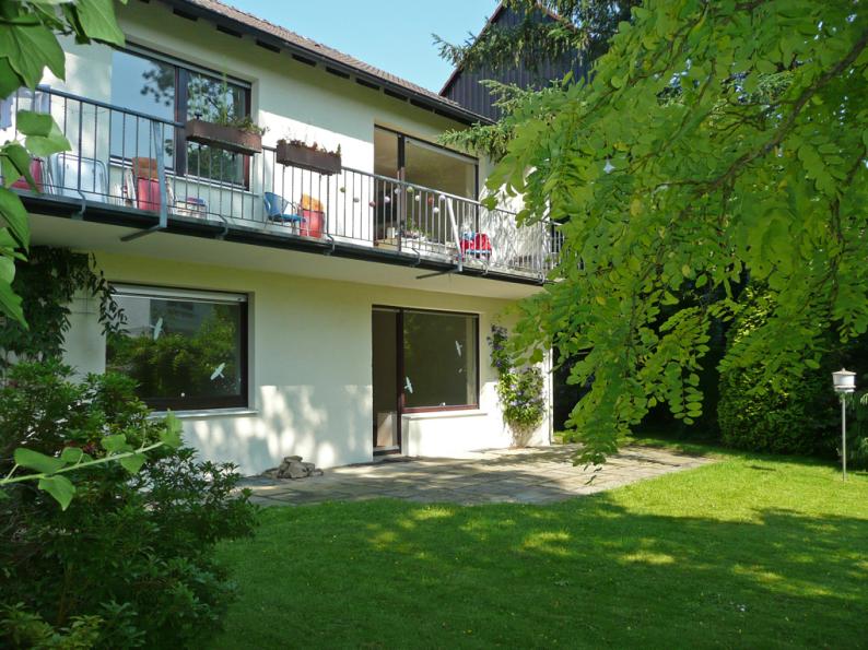 Blick auf die Terrasse