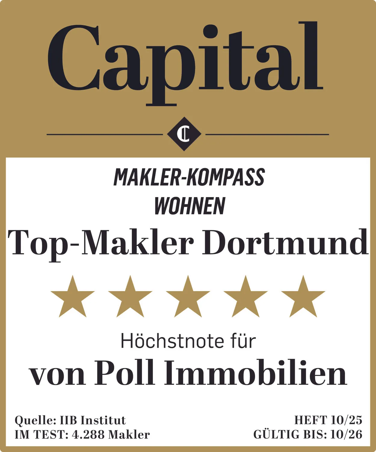 Auszeichnung Capital