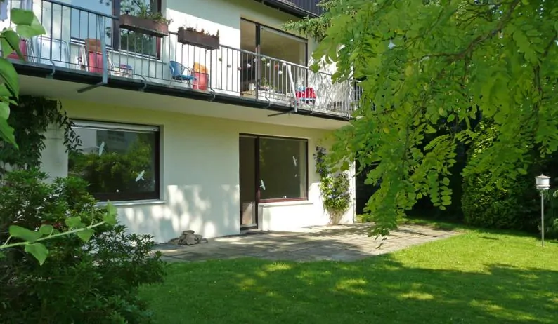 Blick auf die Terrasse