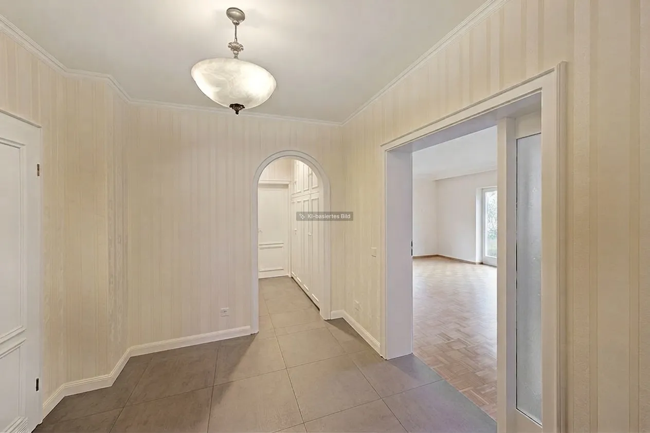 Blick ins Wohnzimmer