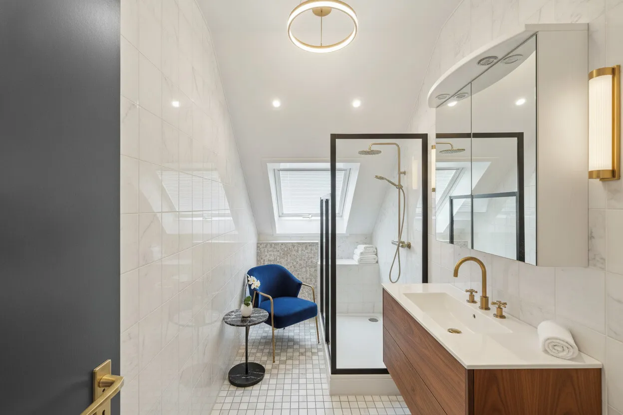 Badezimmer Staging
