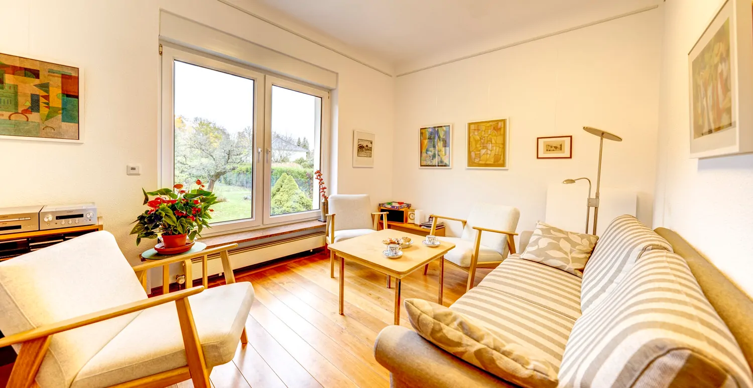 Gartenzimmer im Erdgeschoss