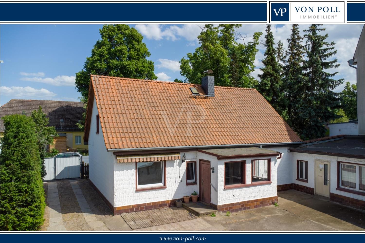 Denkmalgeschützes Ensemble Haus, Hof und kleinen Mietwohnungen in