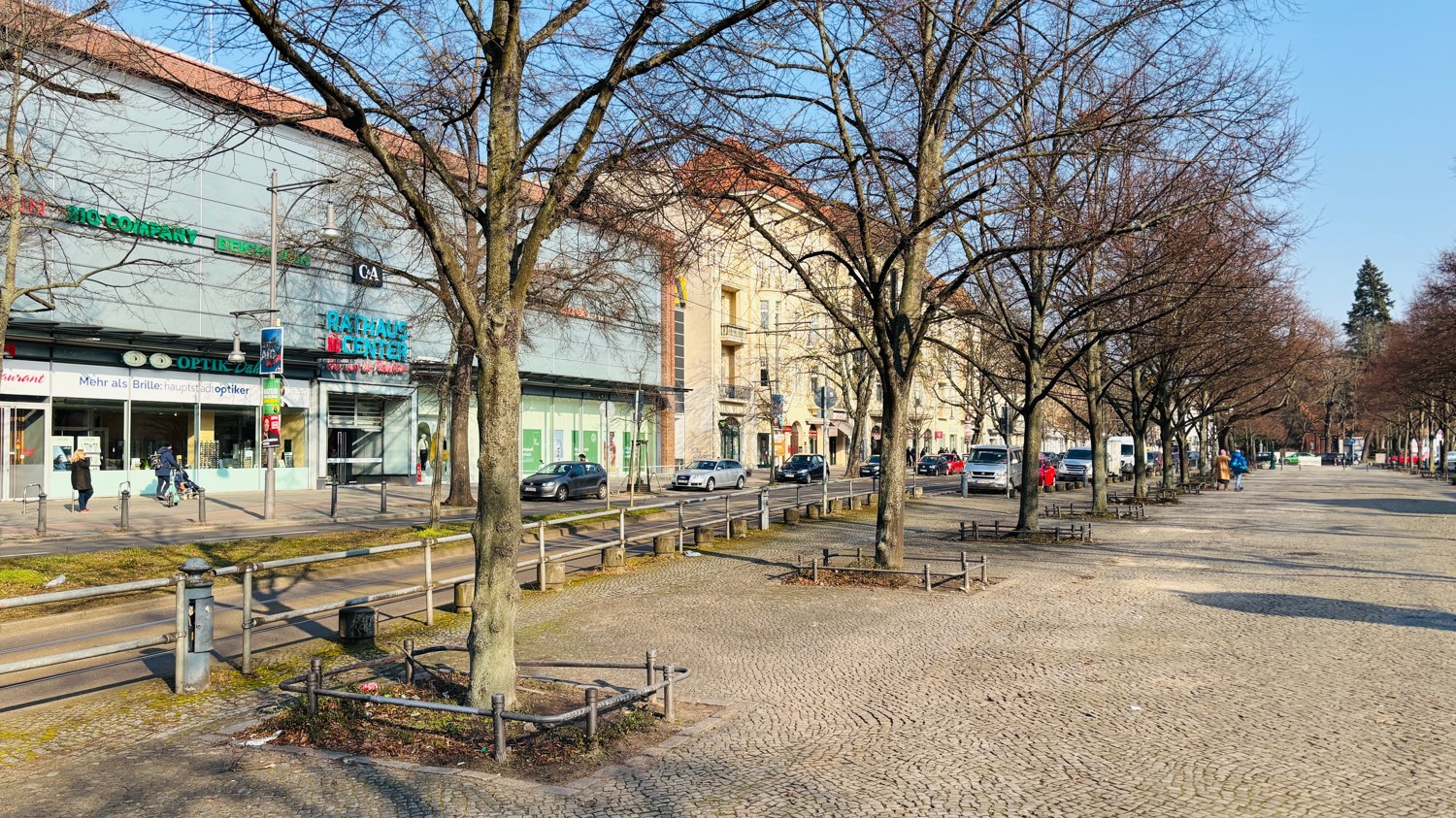 Blick auf das Rathaus Center