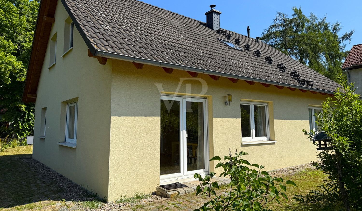 Südansicht des Hauses