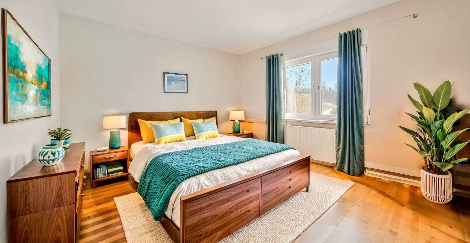 Schlafzimmer -Einrichtungsbeispiel