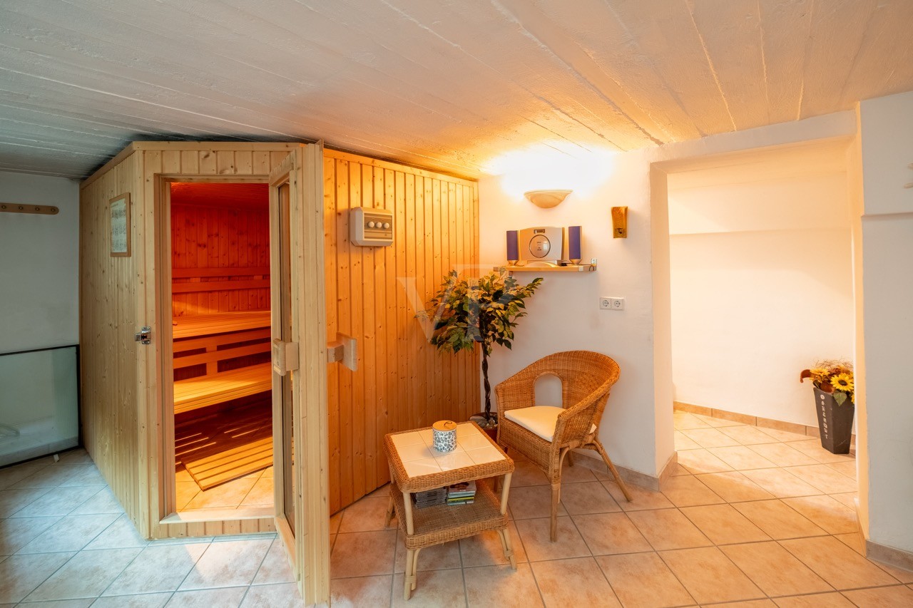 Sauna im Keller