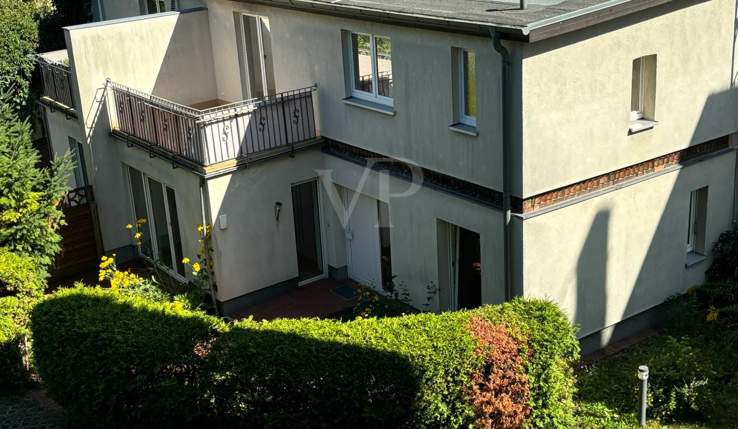 Blick auf die Remise