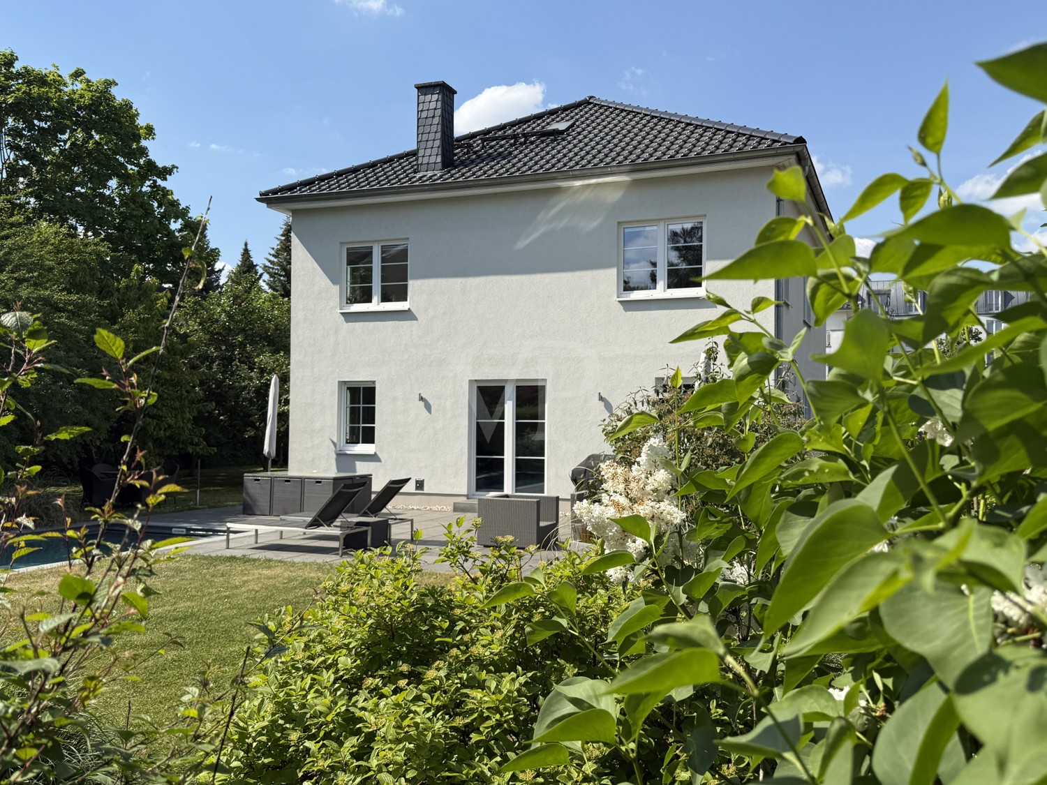 Blick zum Haus