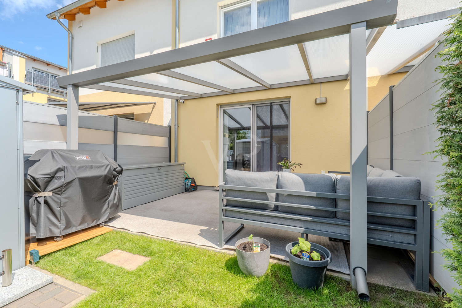 Terrasse im Garten