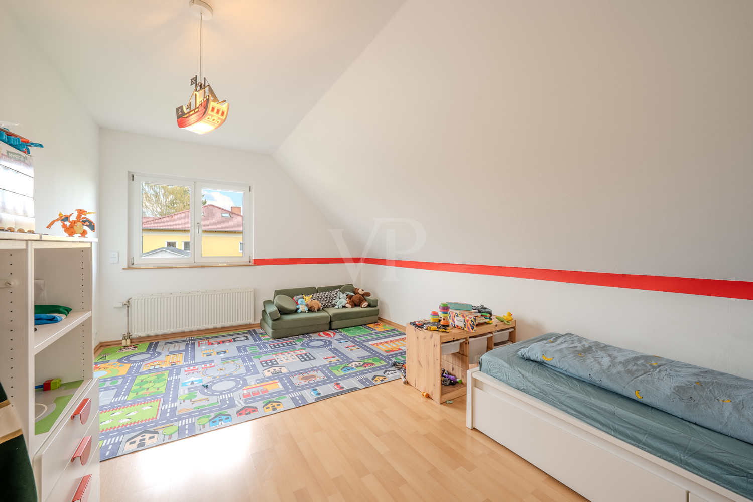 Kinderzimmer im Dachgeschoss